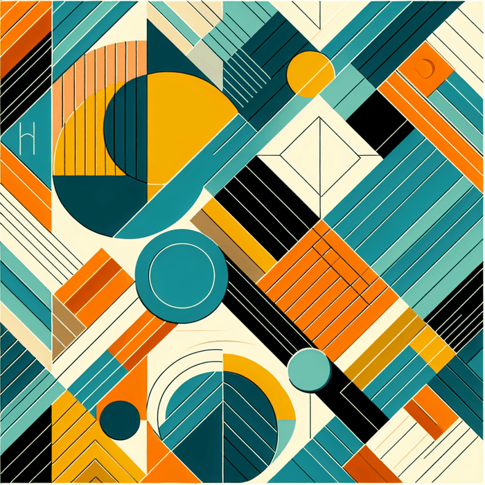 Bold Geometric Patterns Paint By Color