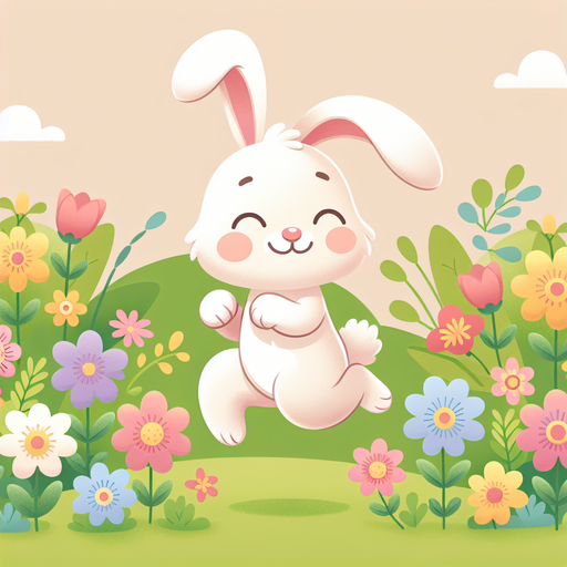 Bouncy Rabbit Paint By Color