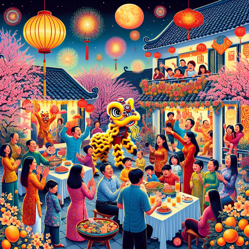 Tết Festival Paint By Diamond