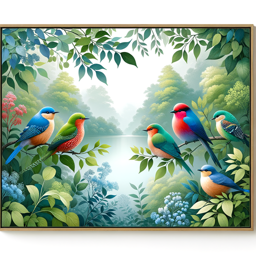 Charming Birdwatchers Haven Paint By Diamonds Kits