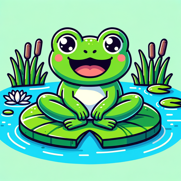 Friendly Frog Diamonded Painting Kits