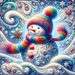 Joyful Snowman Paint By Diamonds Art