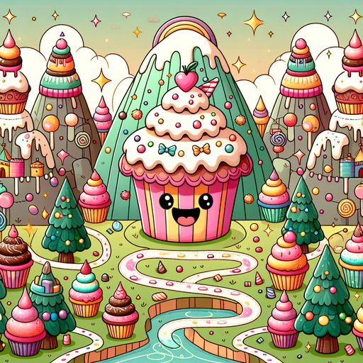 Charming Cupcake Kingdom Paint By Diamonds Kits