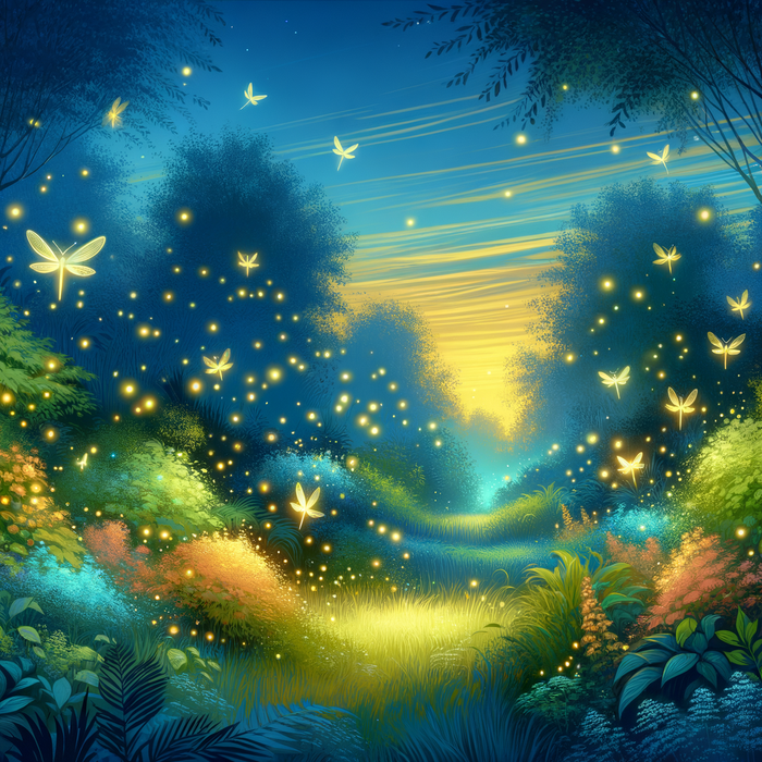 Joyful Dance Of Fireflies Paint By Diamonds Kits