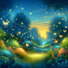 Joyful Dance Of Fireflies Paint By Diamonds Kits