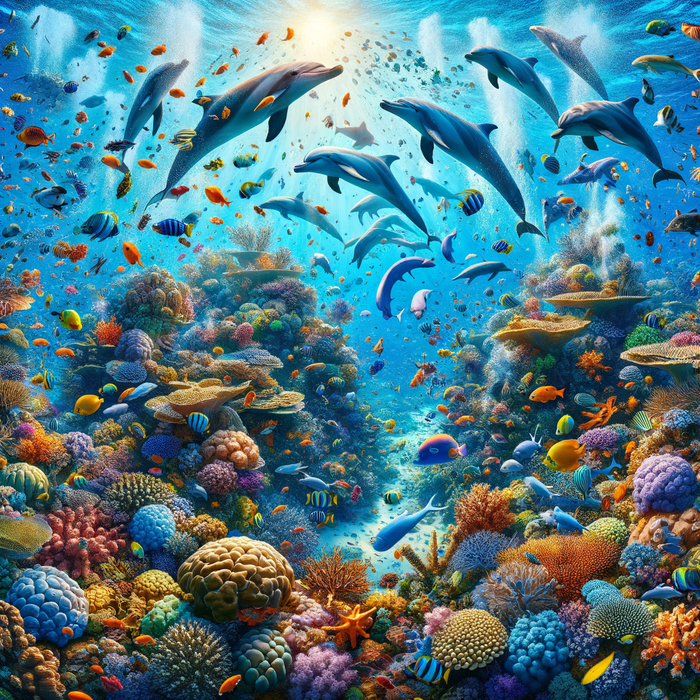 Underwater Fantasy Realm 5D DIY Paint By Diamond Kit