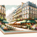 Charming Parisian Streets Paint By Color