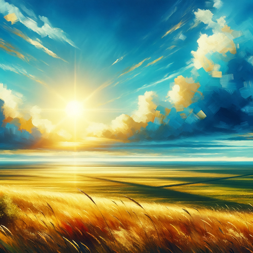 Sunlit Prairie Paint By Color