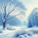 Winter Snow Fantasy Paint By Diamonds Kits