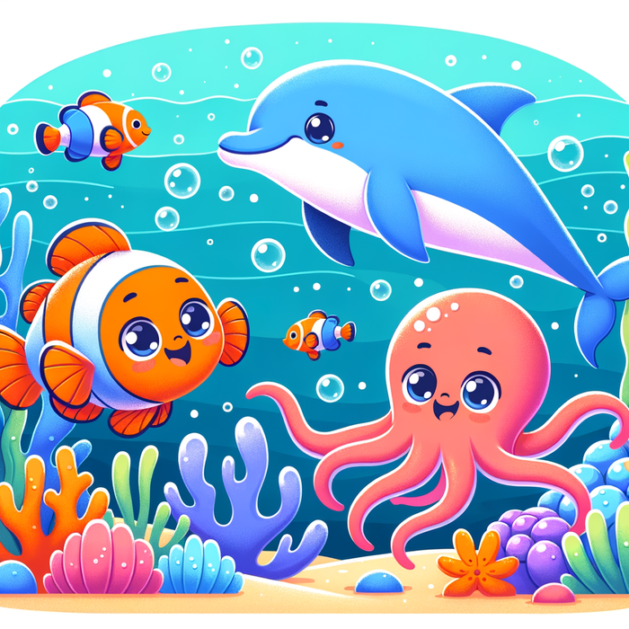 Underwater Friends Diamonded Painting Kits