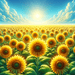 Sunflower Bliss Display Diamonded Painting Kits