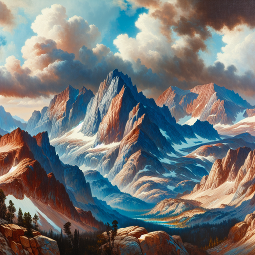 Mysterious Mountains Painting Diamond Kit