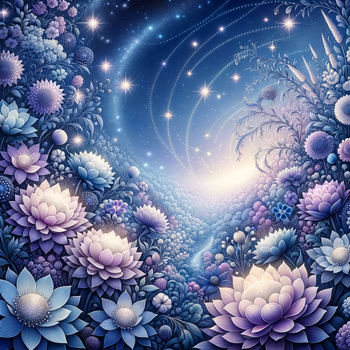 Dreamy Night Garden Paint By Diamonds Art