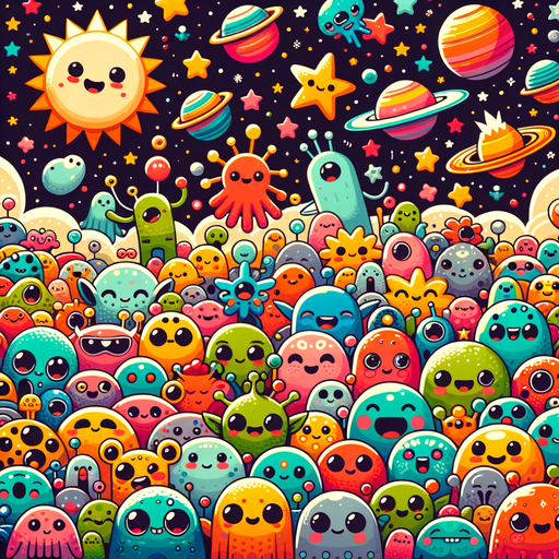 Friendly Alien Adventures Paint By Diamonds