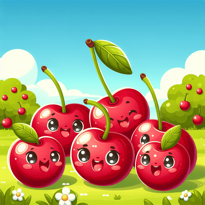 Cheery Cherries Paint By Diamonds Kits