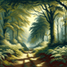 Adventurous Forest Path Diamond Painting