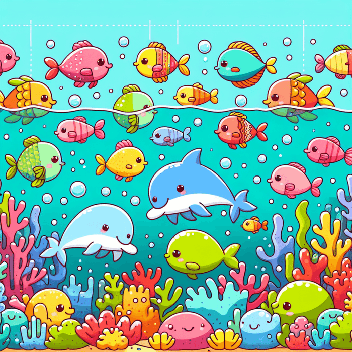 Underwater World Paint By Color