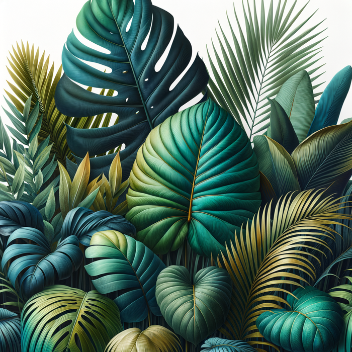 Tropical Foliage Vibes Painting Diamond Kit