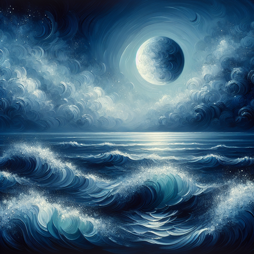 Midnight Ocean Mystique Painting Diamond Kit