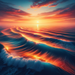 Sunset Over Ocean Paint By Diamonds Art