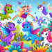Whimsical Fantasy Creatures Diamond Painting