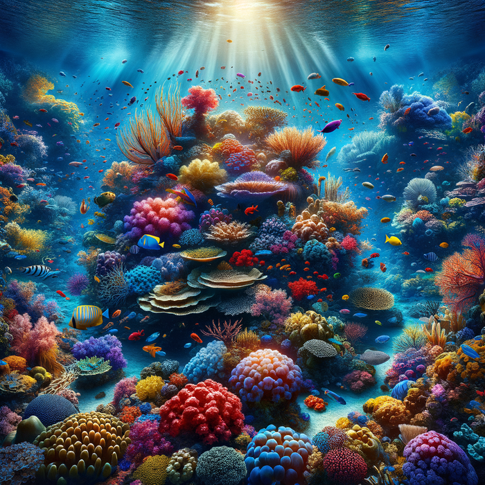 Coral Reef Aquarium 5D DIY Paint By Diamond Kit