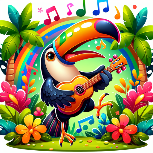 Tropical Toucan's Jungle Jam Diamond Painting