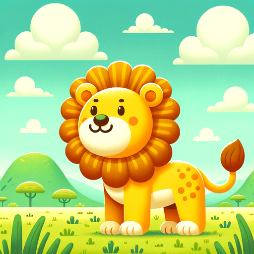 Adventurous Lion Painting Diamond Kit