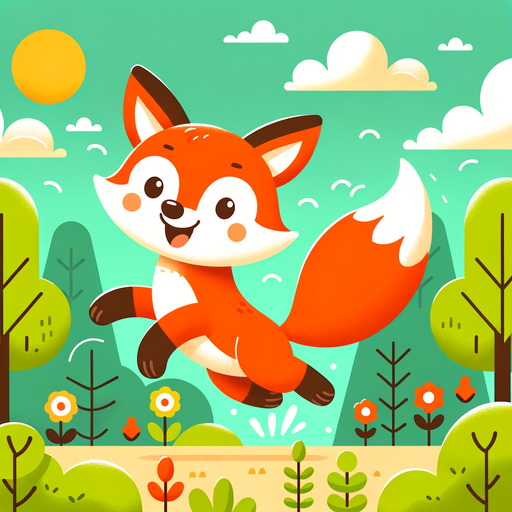 Frolicking Fox DIY Paint By Diamonds