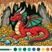 Dragon's Treasure Cave Paint By Diamonds Kits