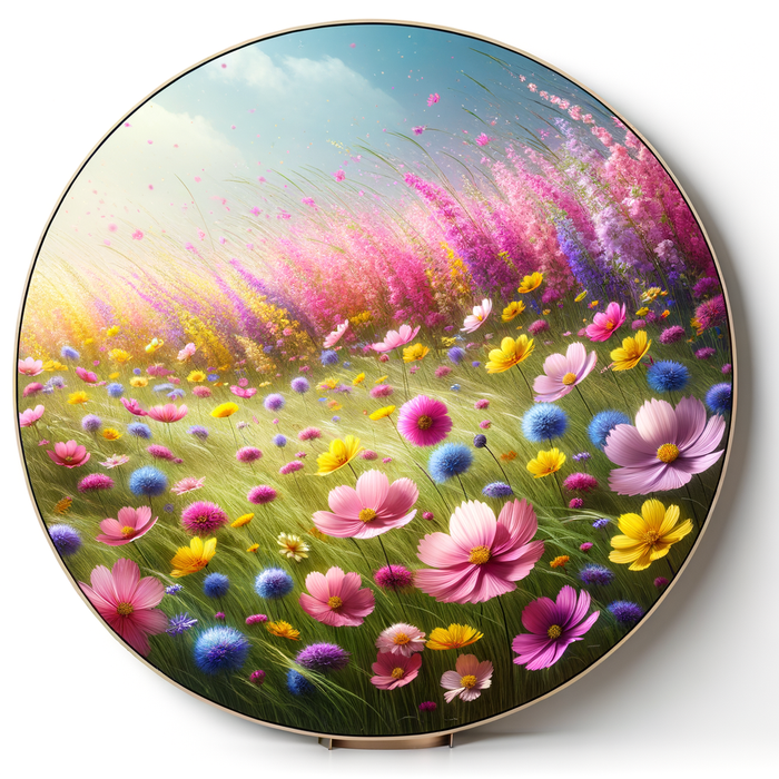 Bright Spring Meadow Paint By Color