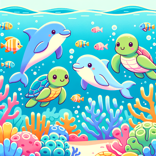 Friendly Ocean Explorers Paint By Diamonds Kits