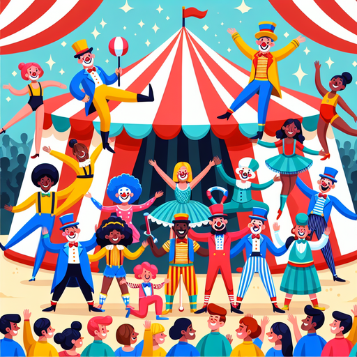 Whimsical Circus Gala Paint By Diamond