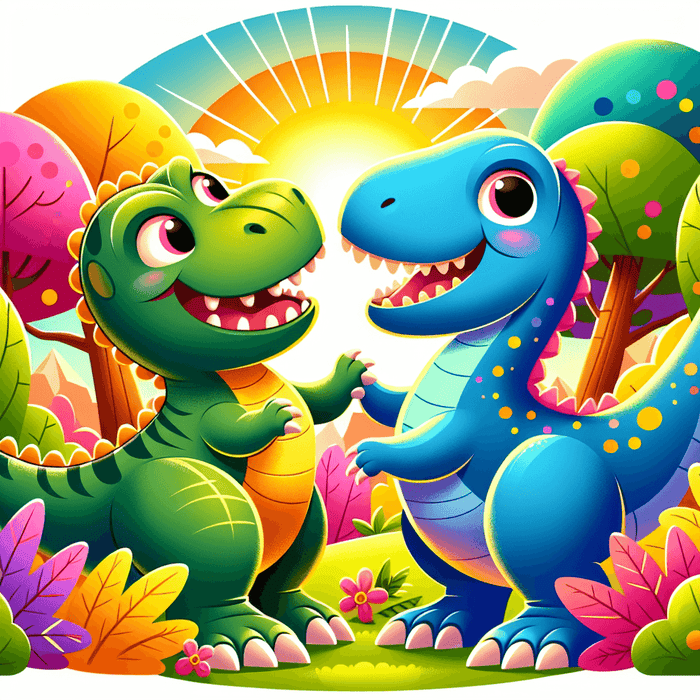 Playful Dinosaur Expedition DIY Paint By Diamonds