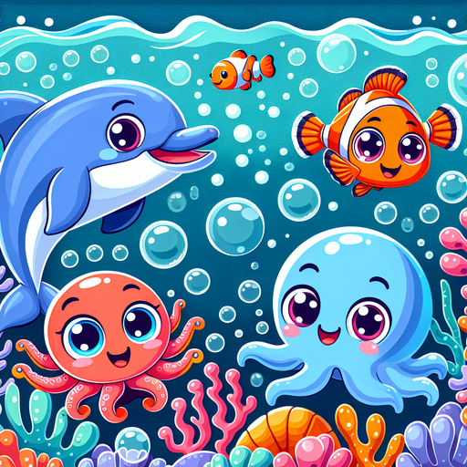 Undersea Bubble Adventure Paint By Color