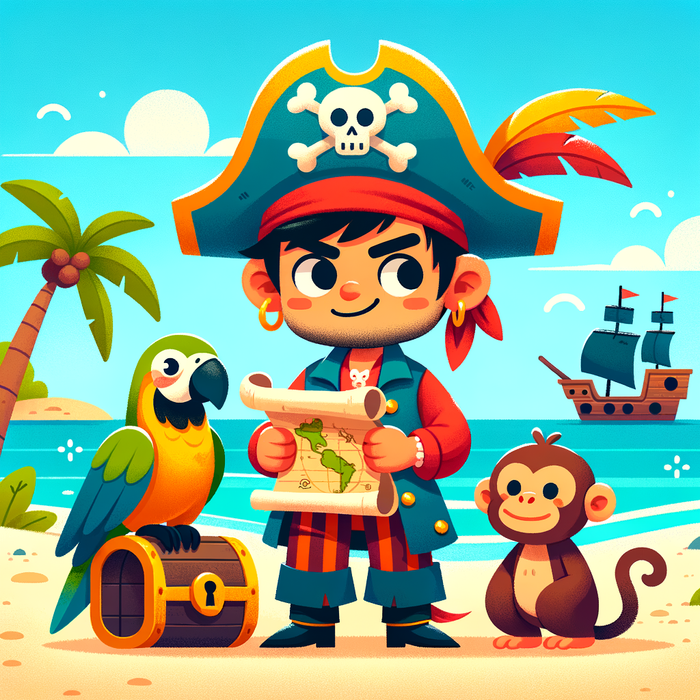 Pirate's Treasure Hunt Paint By Diamond