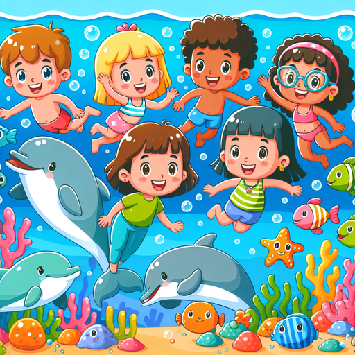 Ocean Adventure Squad Paint By Color