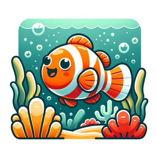 Hilarious Clown Fish Paint By Diamond