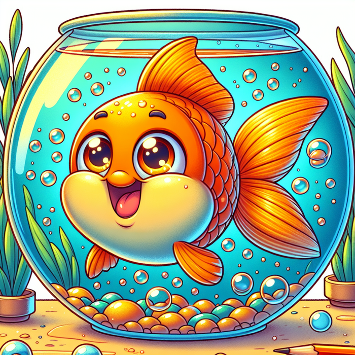 Cheery Goldfish Paint By Color