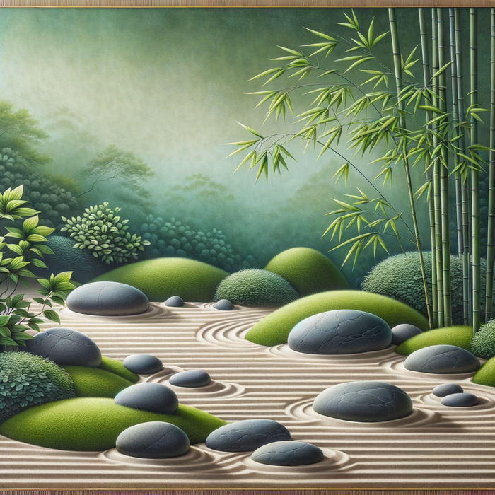 Soothing Zen Garden Paint By Diamonds