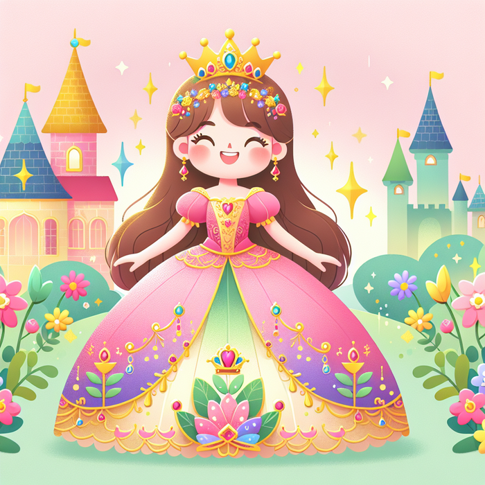 Charming Fairy Tale Princess Painting Diamond Kit