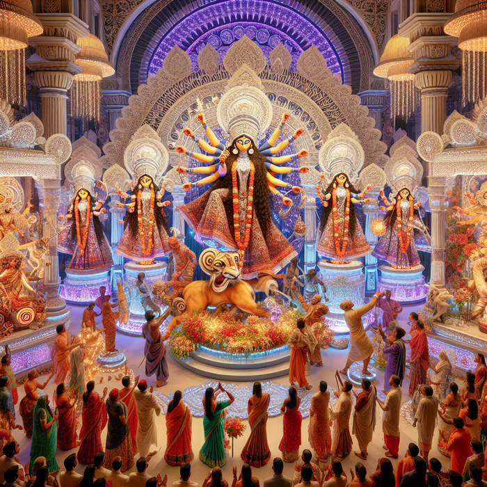 Durga Puja Festival Paint By Diamond