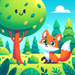 Curious Fox Diamond Painting