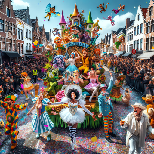 Carnival Of Aalst - Belgium Painting By Diamonds Kit