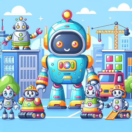 Lively Robot Rescue Paint By Diamonds Kits