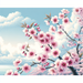 Elegant Japanese Blossom Painting Diamond Kit