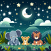 Starlight Safari Painting Diamond Kit