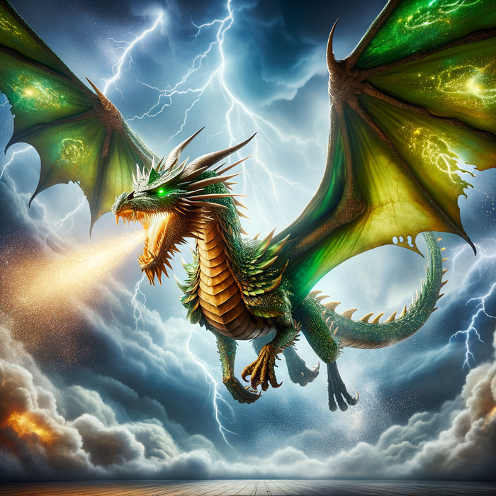 Mystical Dragon 5D DIY Paint By Diamond Kit