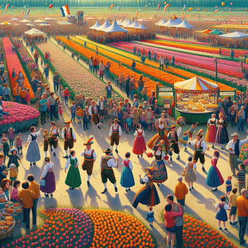 Tulip Time Festival Diamond Painting