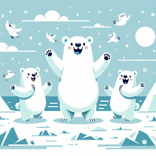 Polar Bear Playground Diamonded Painting Kits